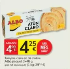 Albo - Tonyina Clara En Oli D'ativa Paquet