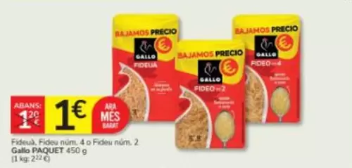 Gallo - Fideu