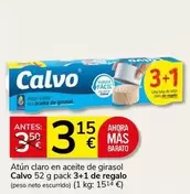 Calvo - Atun Claro En Aceite De Girasol