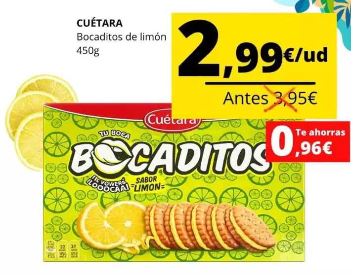 Cuétara - Bocaditos De Limon