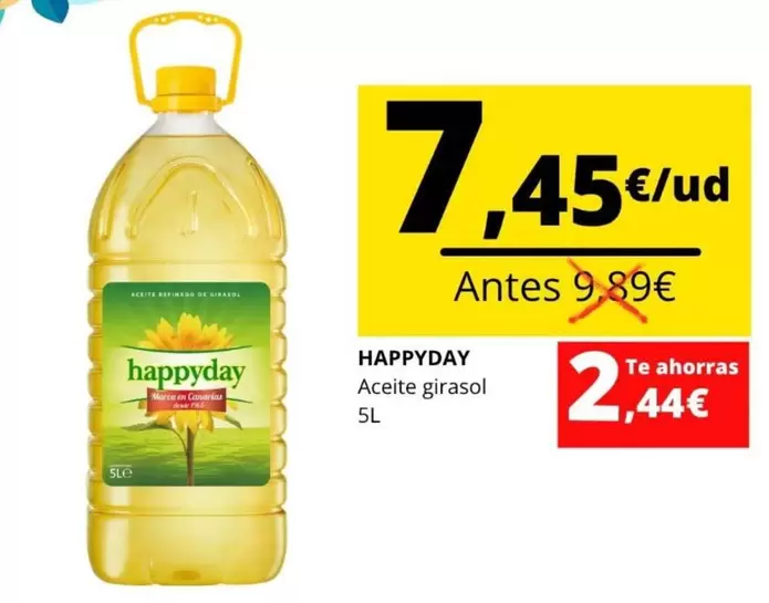 Happyday - Aceite Girasol