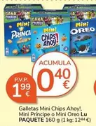 Lu - Galletas Mini Chips Ahoy!, Mini Principe O Mini Oreo