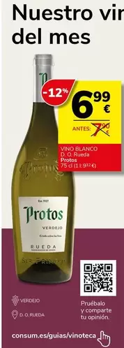 Protos - Vino Blanco D. O. Rueda