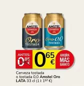 Amstel - Cerveza Tostada O Tostada 0,0 Oro 
