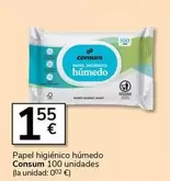 Consum - Papel Higiénico Húmedo 