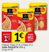Gallo - Fideuá, Fideo N° 4 O Fideo N° 2