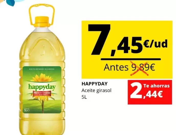 Happyday - Aceite Girasol