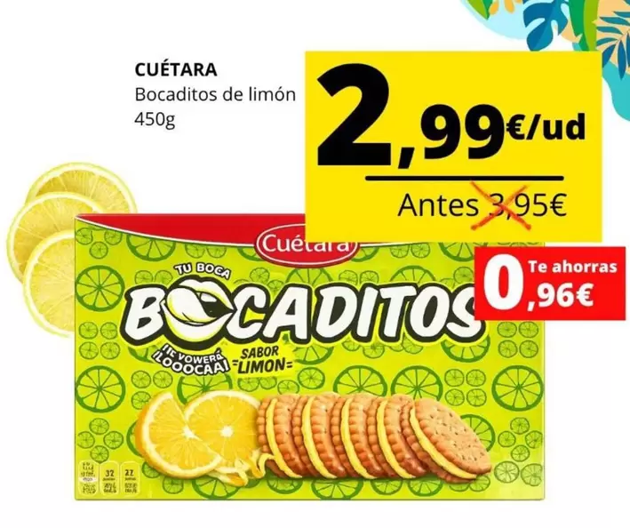 Cuétara - Bocaditos De Limón