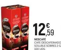 Nescafé - Cafe Descafeinado Soluble