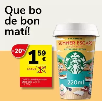 Starbucks - Cafe Summer Pistatxo