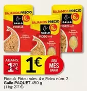 Gallo - Fideuà, Fideu Núm. 4 O Fideu Núm. 2