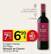 Marqués De Cáceres - Vi Negre Crianca DO Rioja