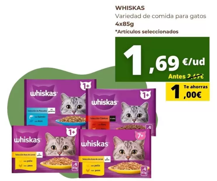 Whiskas - Variedad De Comida Para Gatos