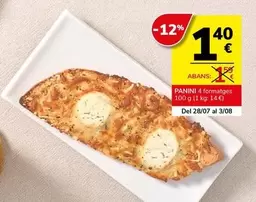 Panini - 4 Formatges