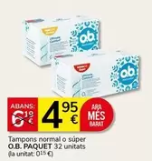 OB - Tampons Normal O Super