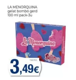 La Menorquina - Gelat Bombó Gerd