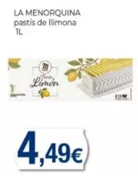 La Menorquina - Pastís De Llimona