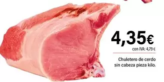 Chuletero De Cerdo Sin Cabeza