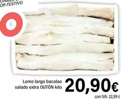 Outón - Lomo Largo Bacalao Salado Extra