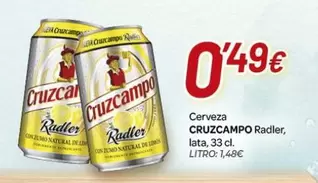 Cruzcampo - Cerveza Radler