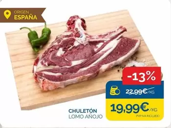origen - Chuletón Lomo Anojo