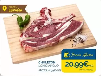 origen - Chuletón Lomo Anojo