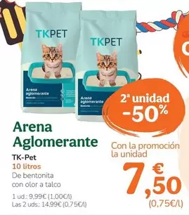 Tk-Pet - Arena Aglomerante