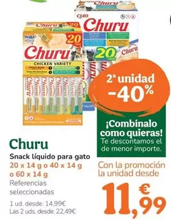 Churu - Snack Líquido Para Gato