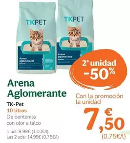 Tk-Pet - Arena Aglomerante