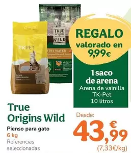 True Origins - Wild Pienso Para Gato