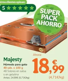 Majesty - Humedo Para Gato
