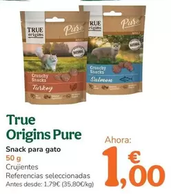 True Origins - Pure Snack Para Gato