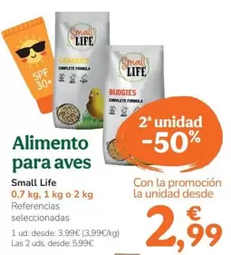 Small Life - Alimento Para Aves