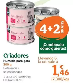 Criadores - Humedo Para Gato