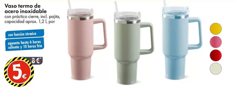 Vaso Termo De Acero Inoxidable