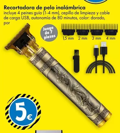 Recortadora De Pelo Inalámbrica