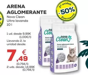 Nova Clean - Arena Aglomerante