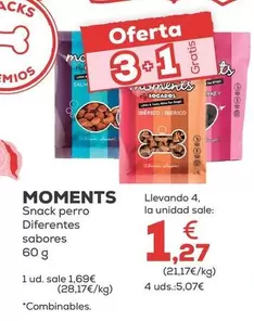 Moments - Snack Perro Diferentes Sabores