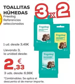 Freedog - Toallitas Humedas