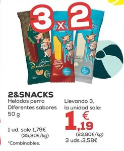 2&Snacks - Helados Perro