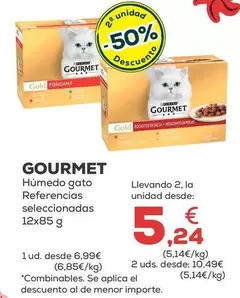 Gourmet - Humedo Gato Referencias Seleccionadas