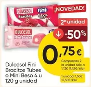 Fini - Dulcesol Bracitos Tubes O Mini Beso
