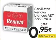 Renova - Servilletas  Blancas