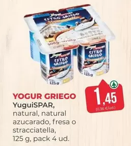 Spar - Yogur Griego