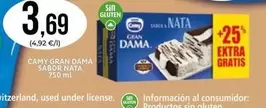 Camy - Gran Dama Sabor Nata
