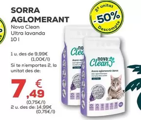 Nova Clean - Arena Aglomerante