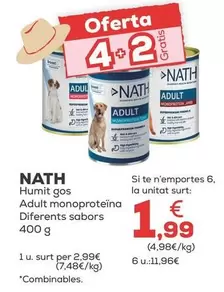 Nath - Humedo Perro Adulto Mono Proteina