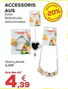 Zolux - Accesorios Aves