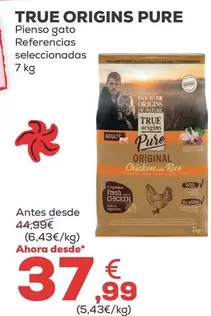 True Origins - Pure Pienso Gato Referencias Seleccionadas
