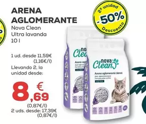 Nova Clean - Arena Aglomerante